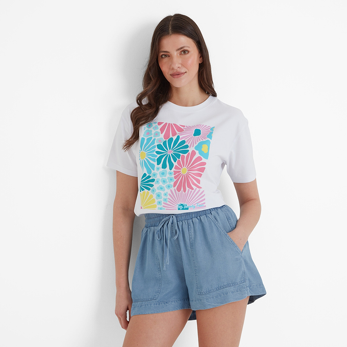 Trissy Womens T-Shirt - Optic White