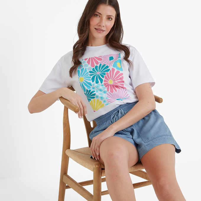 Trissy Womens T-Shirt - Optic White