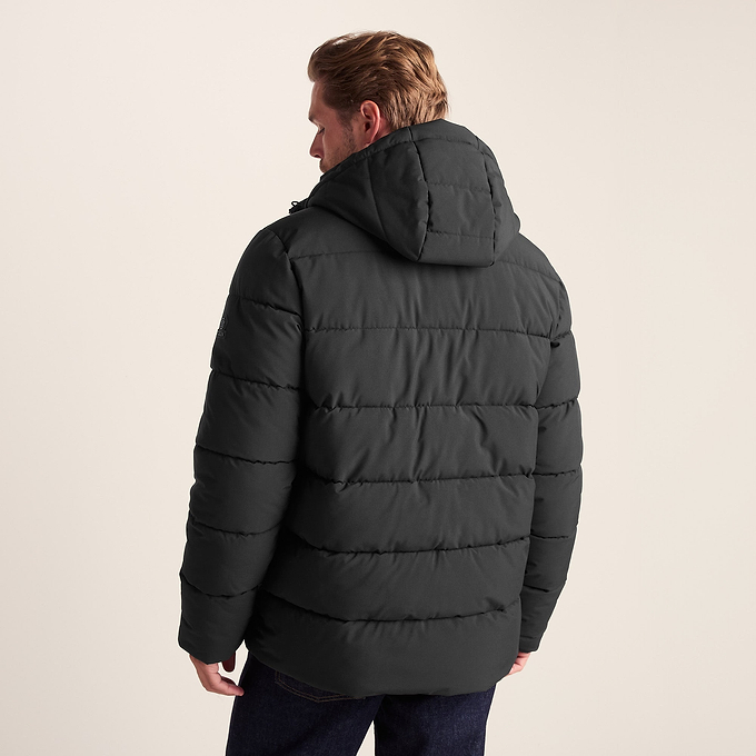Tunnard Mens Padded Short Jacket - Black