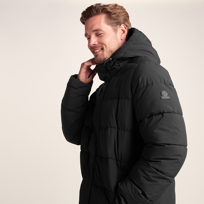 Tunnard Mens Padded Short Jacket - Black