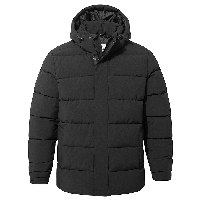 Tunnard Mens Padded Short Jacket - Black