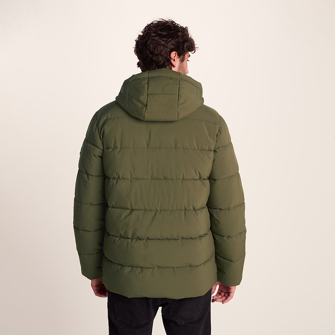 Tunnard Mens Padded Short Jacket - Khaki
