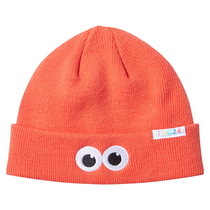 Uda Kids Shaun the Sheep Knit Hat - Satsuma Orange