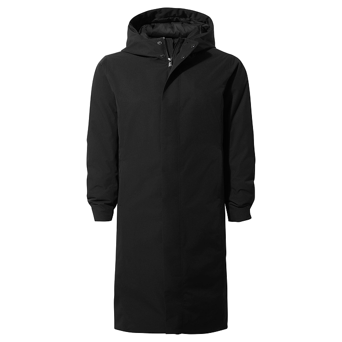 Uma Womens Waterproof Down Parka - Black