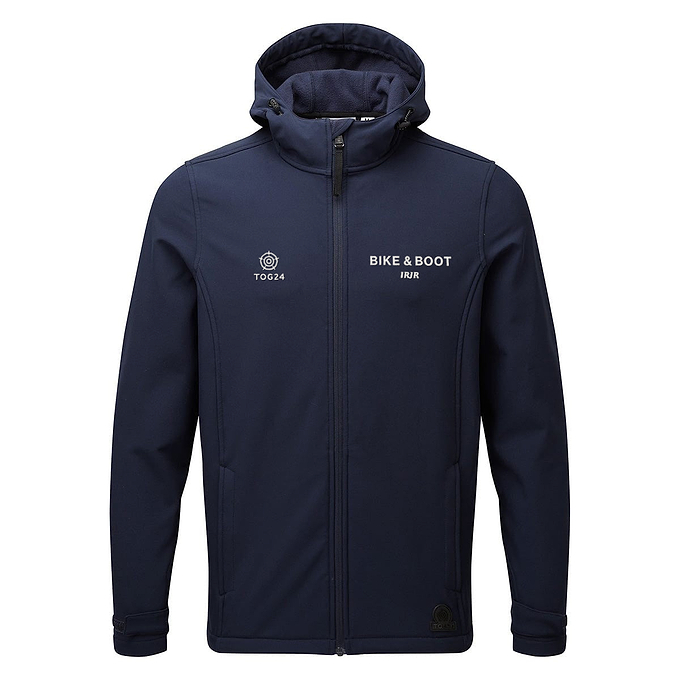 Bike & Boot Mens - Valley Softshell Hoody Navy