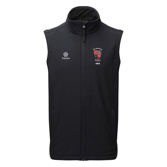 Old Brodleians Mens - Valley Softshell Gilet Black