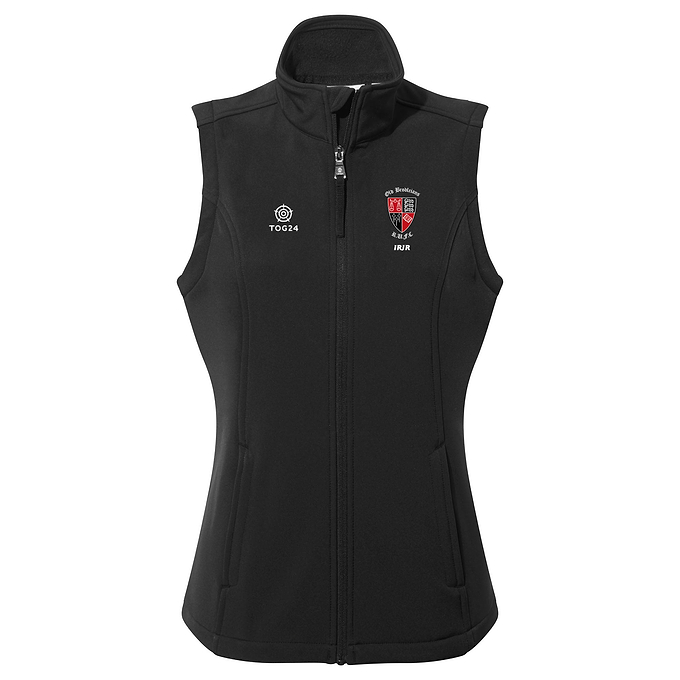 Old Brodleians Womens - Valley Softshell Gilet Black