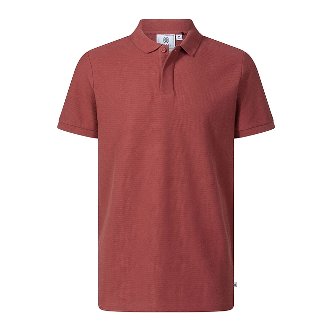 Varris Mens 100% Cotton Supersoft Polo Shirt - Garnet Red