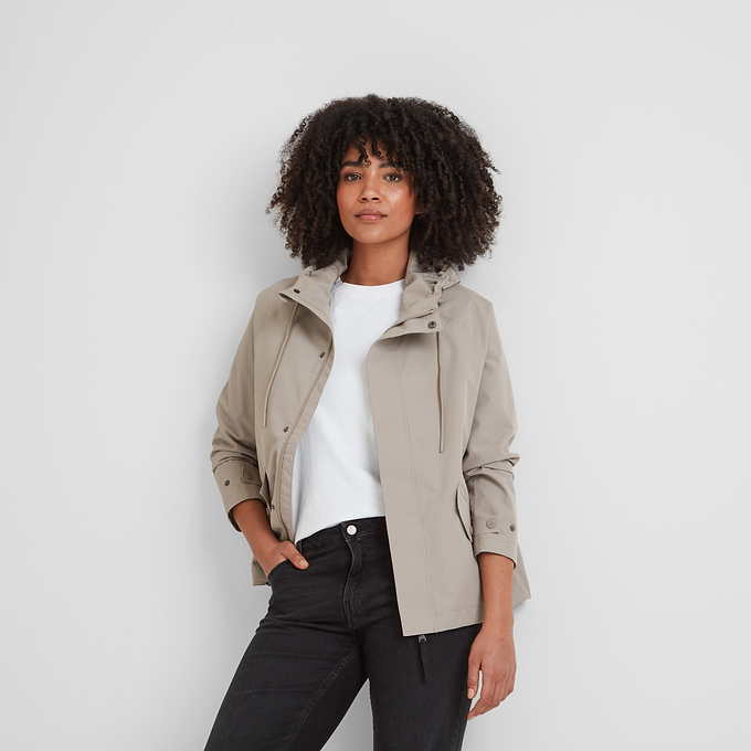 Vena Womens Waterproof Jacket - Dark Taupe