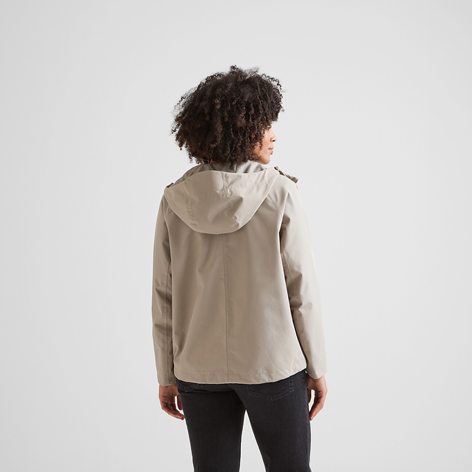 Vena Womens Waterproof Jacket - Dark Taupe