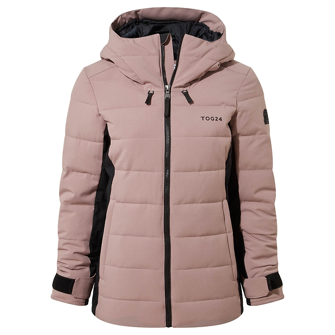 Vermont Womens Ski Jacket - Black/Faded Pink