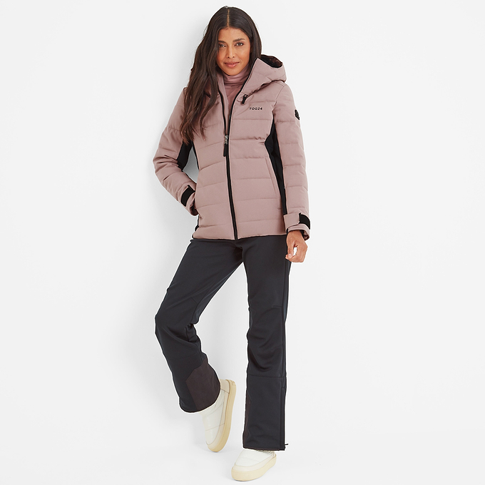 Vermont Womens Ski Jacket - Black/Faded Pink