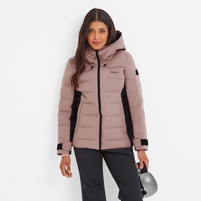 Vermont Womens Ski Jacket - Black/Faded Pink
