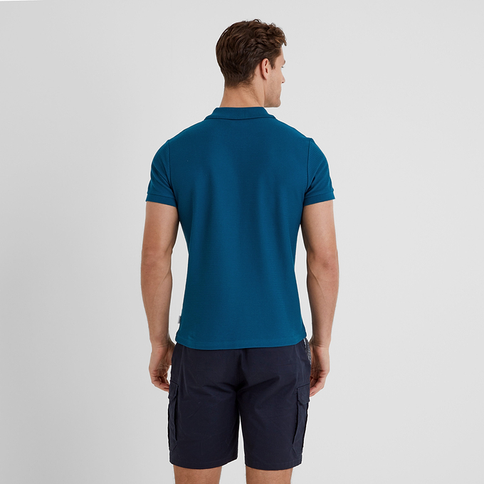 Wexler Mens Polo Shirt - Deep Sea Blue