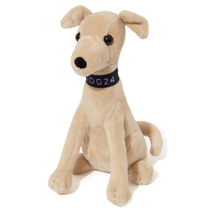Whippet Plush Toy - Biscuit