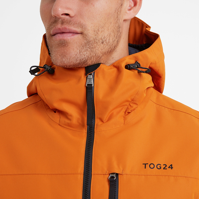 Whistler Mens Ski Jacket - Black/Dark Orange