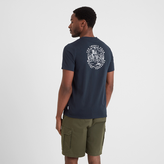 Whitby Mens T-Shirt - Dark Indigo