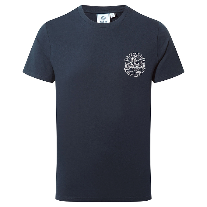 Whitby Mens T-Shirt - Dark Indigo