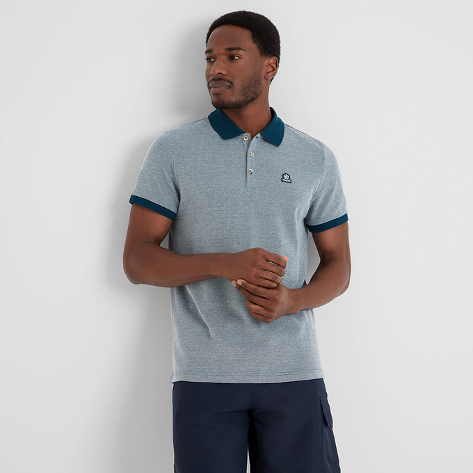 Whitley Mens Polo Shirt - Deep Sea Blue