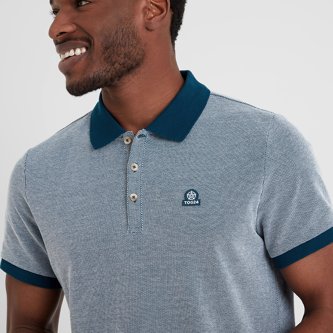 Whitley Mens Polo Shirt - Deep Sea Blue