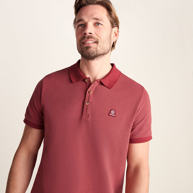 Whitley Mens 100% Cotton Polo Shirt - Redwood