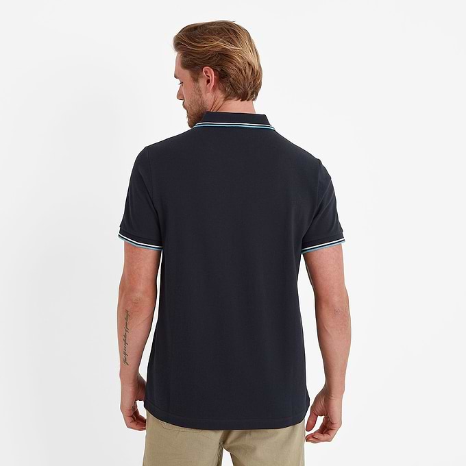 Whitton Mens Polo Shirt - Dark Indigo