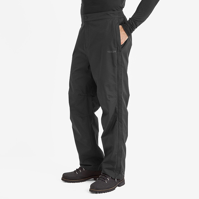 Wigton Mens Waterproof Trousers Short - Black