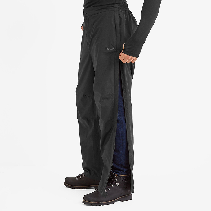 Wigton Mens Waterproof Trousers Short - Black