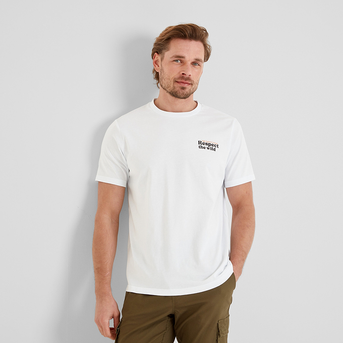 Wildlife Mens T-Shirt - Optic White