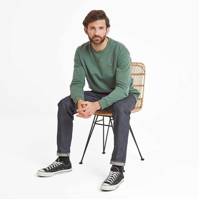 Wyatt Mens Sweatshirt - Light Forest