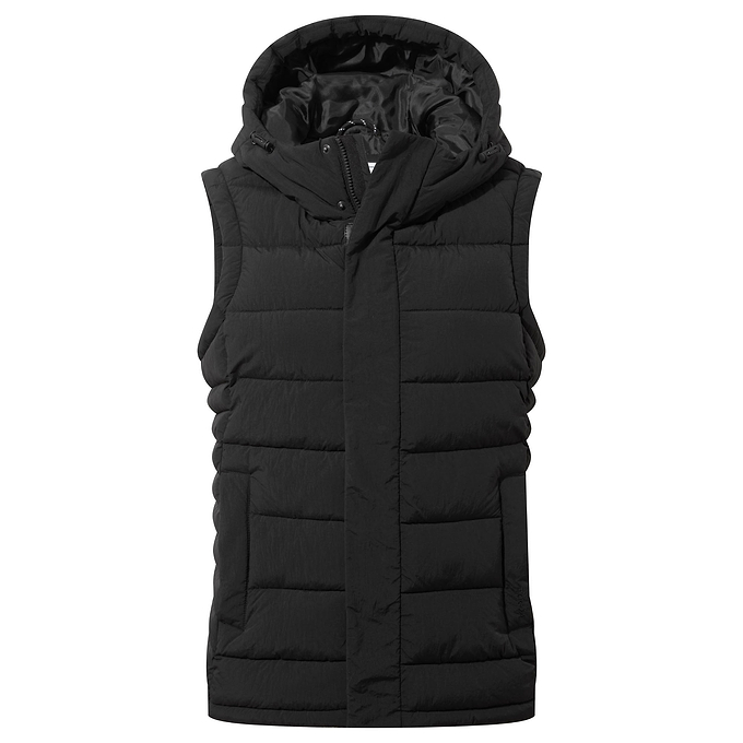 Wyness Womens Padded Gilet - Black
