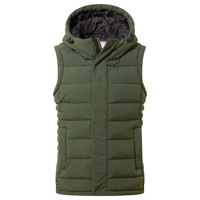 Wyness Womens Padded Gilet - Dark Green