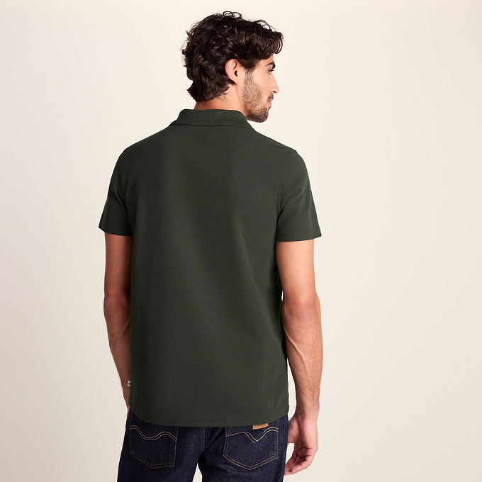 Zaden Mens Polo Shirt - Dark Olive Green