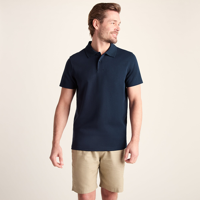 Zaden Mens Polo Shirt - Dark Indigo