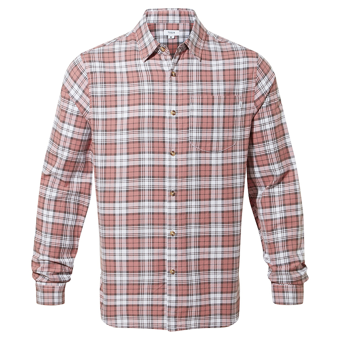 Zale Mens Long Sleeve Shirt - Port Check