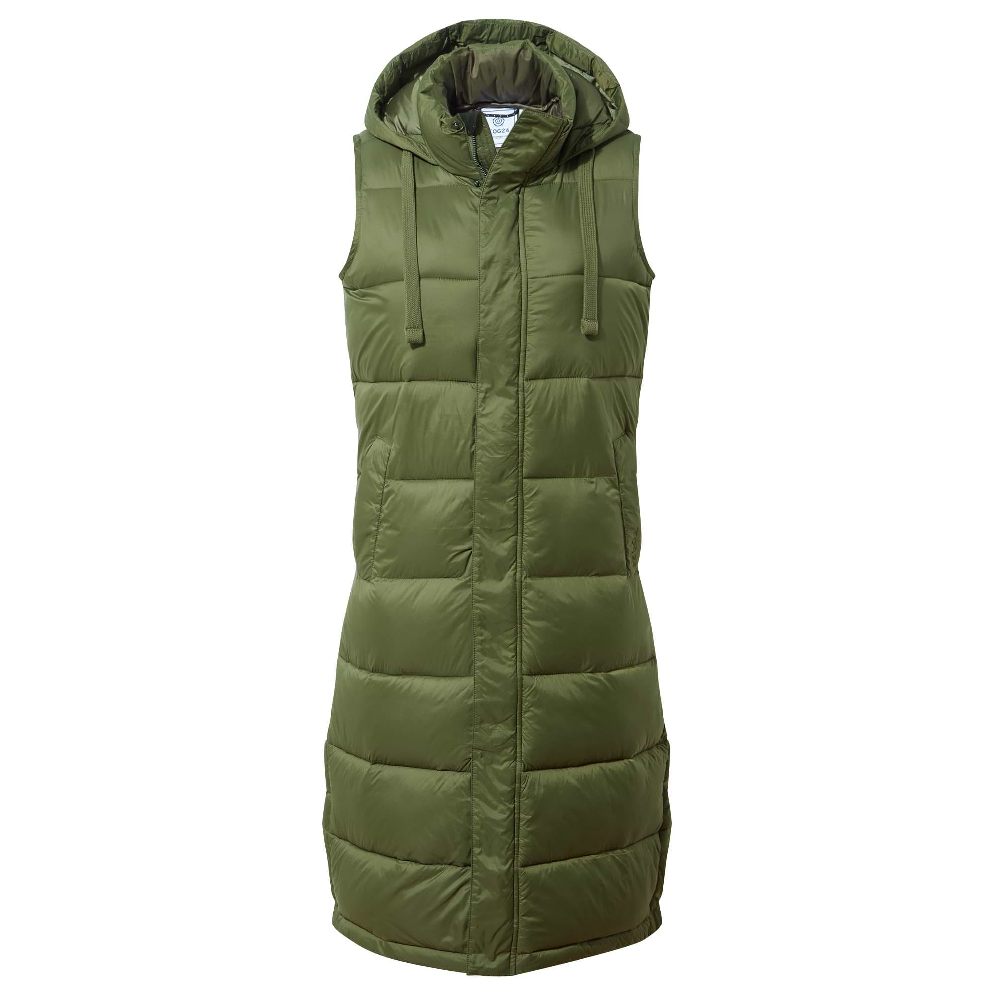 Long sleeveless padded gilet on sale