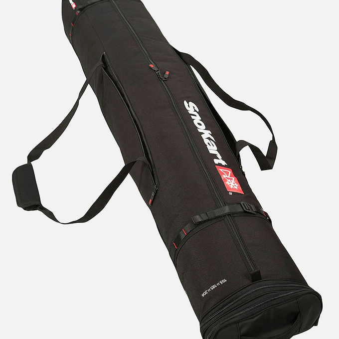 SnoKart 2 Ski Roller Zoom - Black