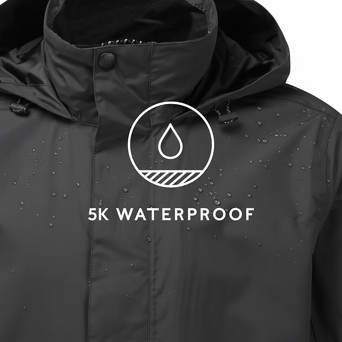 Airton Mens Waterproof Jacket - Black