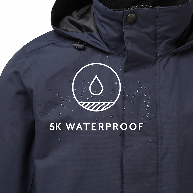 Airton Mens Waterproof Jacket - Navy