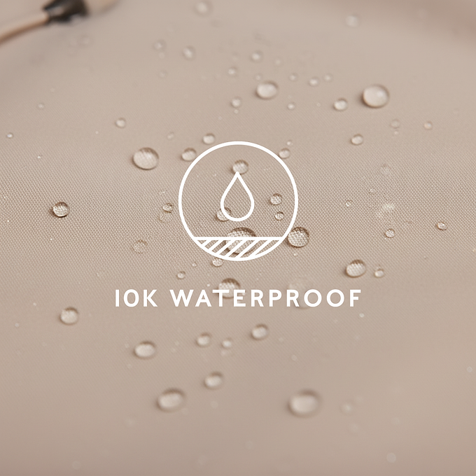 Alva Womens Waterproof Trench Coat - Taupe