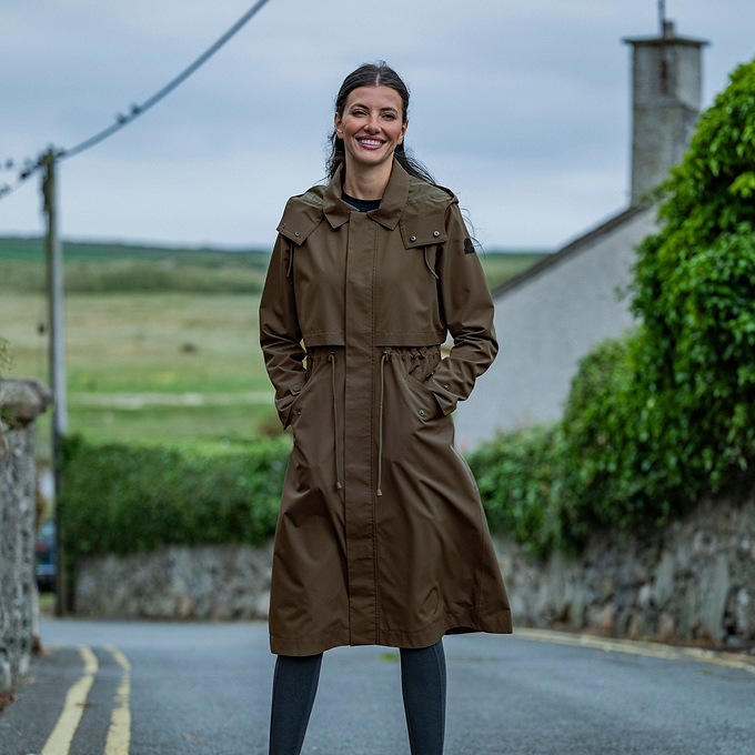 Alva Womens Waterproof Jacket - Khaki
