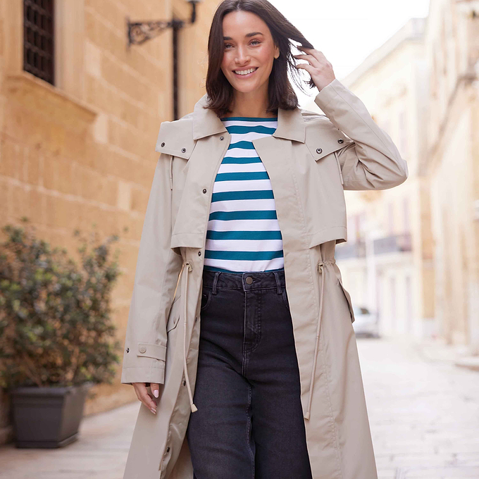 Alva Womens Waterproof Jacket - Taupe