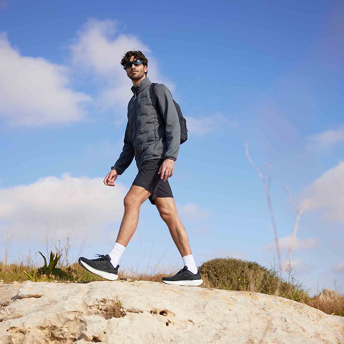 Anick Mens Lightweight Insulated Hybrid Jacket - Deep Slate