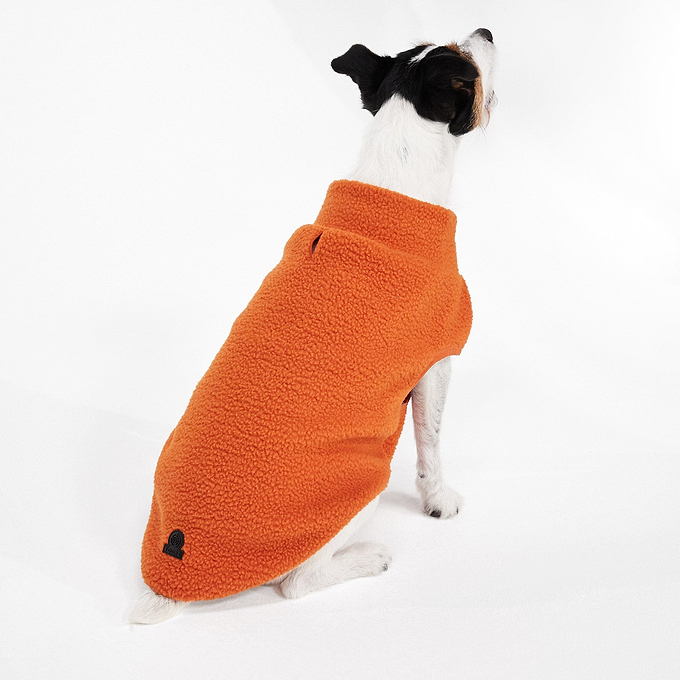 Bow-wow XL Sherpa Dog Coat - Dark Orange