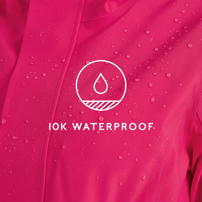 Burradon Womens Waterproof Jacket - Magenta Pink