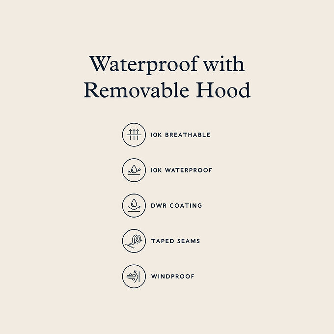 Chester Mens Waterproof Car Coat - Mushroom