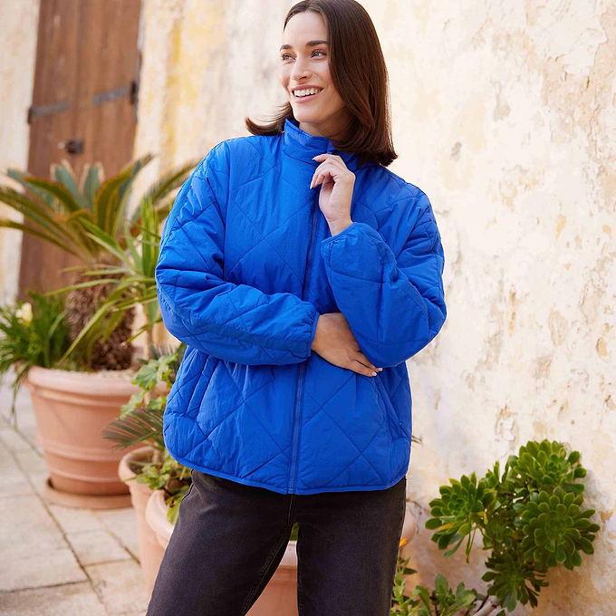 Cirnan Womens Packaway Padded Jacket - Ultra Marine