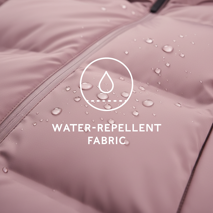 Dina Womens Shower Resistant Insulated Jacket - Mauve