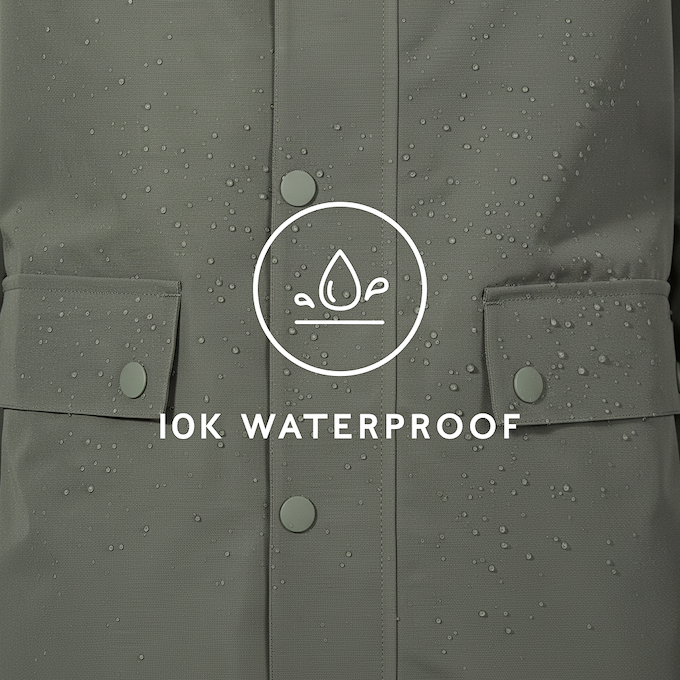 Shea Womens Waterproof Trench Coat - Pale Khaki