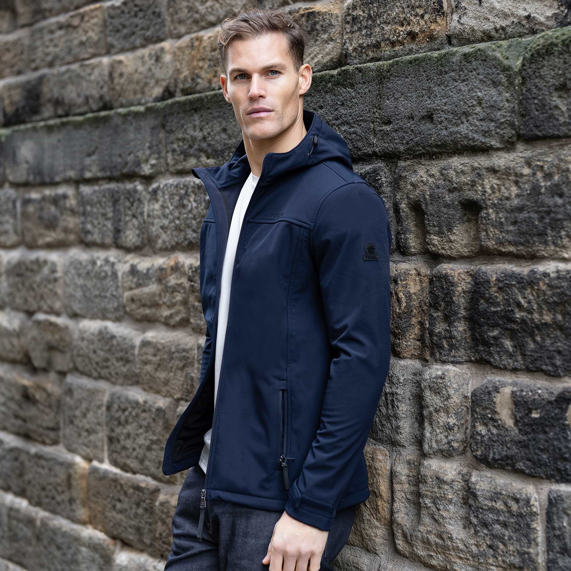 FeizorMenssoftshellnavy_hooded